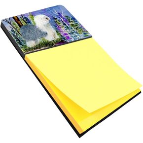 Carolines Treasures Old English Sheepdog Sticky Note Holder Large multicolor