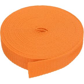 PATIKIL 10 Yard Webbing, 1.5 Inch Polypropylene Webbing Strap Heavy Webbing Roll Chair Straps for Indoor Outdoor Climbing DIY Crafting, Pink