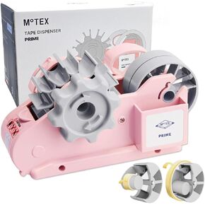 MoTEX Heat Tape Dispenser Sublimation – 1" & 3" Core Multiple Roll Pre-Cut Heat Tape Dispenser, Heat Resistant Sublimation for Heat Press & Mug Press Machine (White, Tapes not Included)