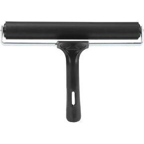 20cm Rubber Brayer Roller, Printmaking Brayers Tool Paint Brush Ink Applicator for Crafting Painting Ink Paint Block Stamping Wallpapers Gluing Application
