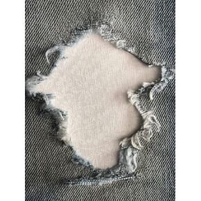 Buncha Bloomin in White Peek-A-Boo Iron ON Patches by Holey Patches in Assorted Sizes (3" x 5" Set of 2)
