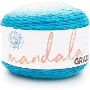 Lion Brand Yarn Mandala Gradient, Multicolor Yarn for Knitting, Crochet and Crafting, Purple, 1 Pack