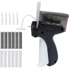 Tagging Gun for Clothing, Tag Gun Kit for Clothes, Quick Clothing Fixer, Mini Quick Sewing Gun with Storage Box, Micro Garment Tag Gun for Clothes with 5 Needles 1200 Pcs Fasteners Pink