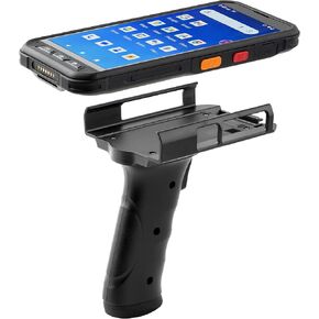 Volcora Android Barcode Scanner with Pistol Grip Inventory Barcode Scanner Ip67 PDA Android 12 Handheld Scanner 1D/2D QR Zebra Scanner 4G WiFi Rugged for Inventory Warehouse