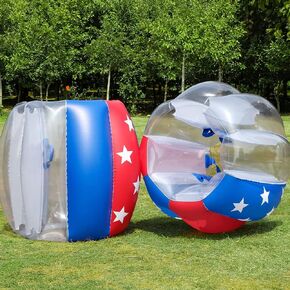 2-PCS Bumper Balls for Adults Teens, Inflatable Zorb Balls, Human Hamster Ball for Playground, Yard, Park