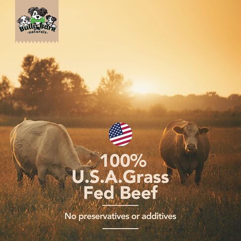 Bully Bark 100% Natural 6" Bully Sticks – 24 Count – Thin, Grass-Fed Beef Chews for Small and Medium Dogs -Fully Digestible, Natural Dental Treats to Keep Dogs Busy & Happy - Grain & Rawhide Free in Saudi Arabia