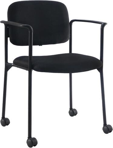 Stackable Reception Guest Visitor Office Meeting Conference Chair with Arms and Wheels in Kuwait