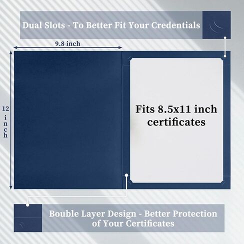 Certificate Holders(30 Pcs), Diploma Holder Gold Foil Border, Diploma Cover 8.5" x 11" for Certificate Paper,Document,Award certificates,citizenship Certificate,Black in Saudi Arabia