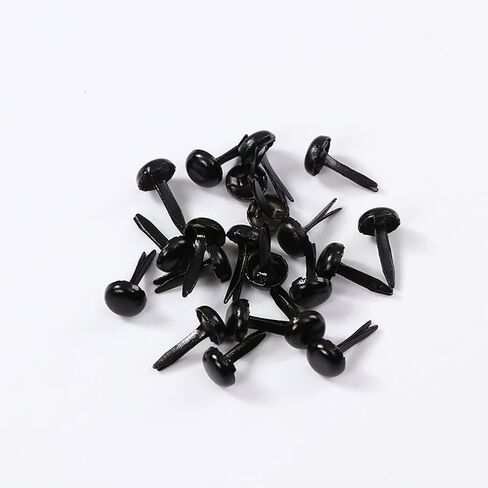 500 Pcs 8 x15mm Metal Round Paper Fasteners Large Head Brads Small Craft Brads Decorative Scrapbooking Brads Embellishments in Saudi Arabia