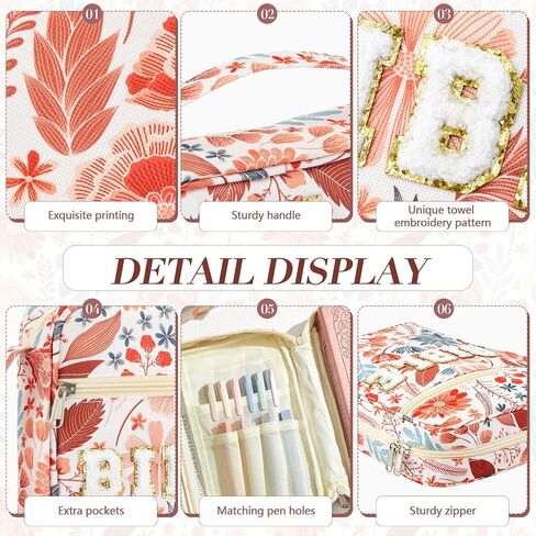 20 Pcs Bible Journaling Kit Include Letter Bible Cover for Women with Bible Tabs 6 Highlighters 6 Colored Gel Pen No Bleed Sticky Tabs, Bible Case Tote Bag with Handle for Study Supplies Gifts in Saudi Arabia
