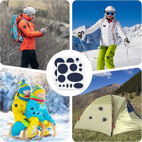 Down Jacket Patches Nylon Repair Tape Self-Adhesive Repair Patch| Pre-Cut, Waterproof Tear-Resistant Nylon Fabric Patches Down Jacket Repair Patches to Fix Holes in Clothing, Sleeping Bags (Darkblue) in Saudi Arabia