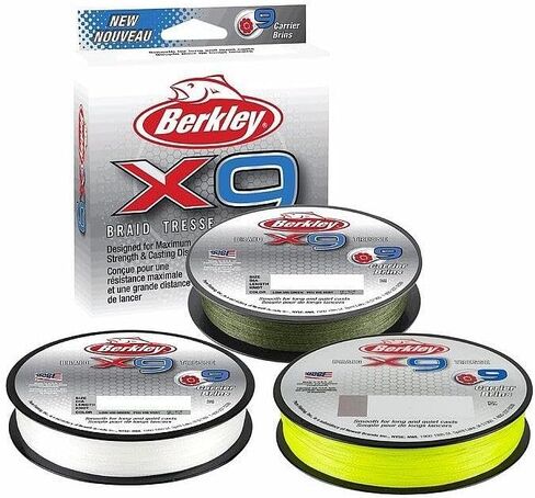 Berkley x9 Braid Superline, Suitable for Freshwater Environments in Saudi Arabia