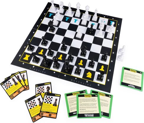 Chess Made Simple, Beginner Learning Chess Set with Chess Board and Chess Pieces 2-Player Strategy Board Game, for Adults and Kids Ages 8 and up in Kuwait