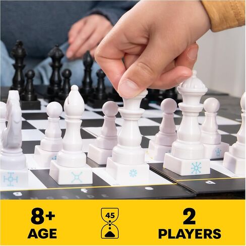 Chess Made Simple, Beginner Learning Chess Set with Chess Board and Chess Pieces 2-Player Strategy Board Game, for Adults and Kids Ages 8 and up in Kuwait