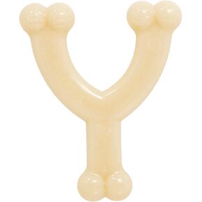 Nylabone Power Chew Wishbone Chew Toy for Dogs, Indestructible Chew Toys for Aggressive Chewers, Original Flavor, Medium up to 35 lbs. (1 Count)