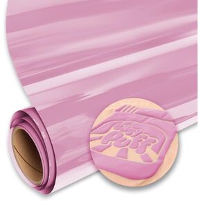 SISER Easy Puff HTV 12''x1yd - 3D Puffy Heat Transfer Vinyl (Pink)