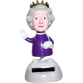 Puckator The Dancing Queen Solar Pal - طاولة مكتب المنزل، لوحة القيادة، ديكور السيارة - أفكار للهدايا - هدايا للمراهقات من الأولاد والبنات والأمهات - ألعاب أطفال تعمل بالطاقة - شخصيات ألعاب