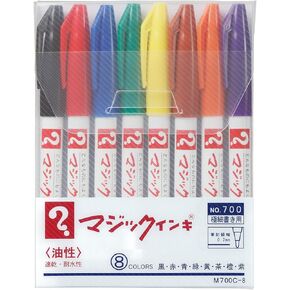 Teranishi Chemical Magic ink No.700 8 color set M700C-8 (japan import)