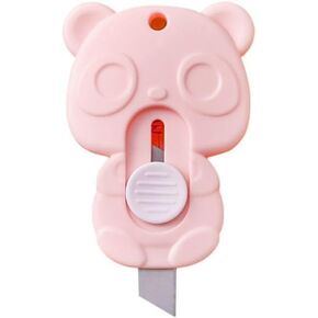 Pink Paper Cutter Kawaii Cartoon Paper Envelope Cutter Packing Box Unpacking Tools Supplies Mini Portable Handmade Paper Cutter Cutting and Measuring Devices