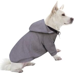 Dog Hoodies Dog Sweatshirt Small Dog Sweater, Warm and Lightweight, with a Soft Texture, Easy to Wear and Bright Colors (Black, XXXXX-Large)