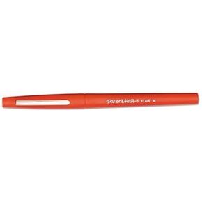 Paper Mate Flair Porous Point Pen, 0.7mm, Medium Point, 12-Count (Red)
