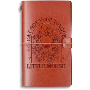 Zade Meadows Gift Skeleton Hand Gift Run little Mouse A6 Size Refillable Writing Journal Dark Romance Gift Skeleton Hand Gift (Run little mouseA6)
