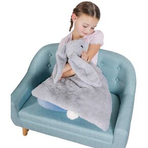 Weighted Lap Pad for Kids - 5LB - Cute Sensory Rabbit Blanket for Home, Classroom and Travel Use