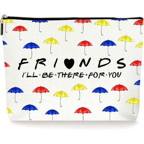 Best Gifts for Friends, Umbrella Pattern Cosmetic Makeup Bags, Birthday Christmas Wedding Friendship Gifts for BFF Sister Bestie, Zipper Pouch Bag for Women. (058)