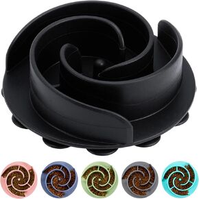 Slow Feeder Dog Bowls Insert, Bestalk Soft Silicone Dog Slow Eating Feeder Insert with Suction Cups for Small, Medium and Large Dogs, Fit into Basic Bowls and Elevated Dog Bowls