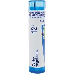 Boiron Carbo Vegetabilis 30c Homeopathic Medicine for Abdominal Bloating with Gas - Pack of 3 (240 Pellets)