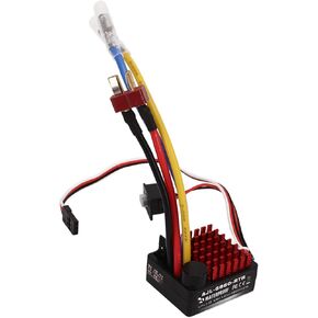 RC سيارة نحى ESC، 3 أوضاع 60A أسود أحمر الجهد AJL 6860 RTR وحدة تحكم السرعة الإلكترونية لقارب 1/10 لخزانات 1/10