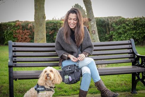 The Original Dog Walking Bag - Black | Barking Bags | As Seen On Dragons’ Den | from The UK | Carry Dog Toys, Dog Treats, Poop Bags & More with Ease in Saudi Arabia