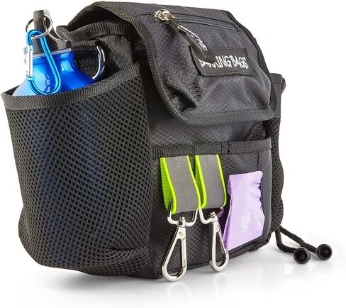 The Original Dog Walking Bag - Black | Barking Bags | As Seen On Dragons’ Den | from The UK | Carry Dog Toys, Dog Treats, Poop Bags & More with Ease in Saudi Arabia