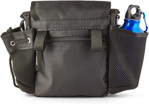 The Original Dog Walking Bag - Black | Barking Bags | As Seen On Dragons’ Den | from The UK | Carry Dog Toys, Dog Treats, Poop Bags & More with Ease in Saudi Arabia