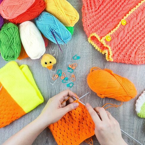 LIHAO 12 Skeins Mini Yarn for Knitting Crochet Craft - 100% Acrylic in Kuwait