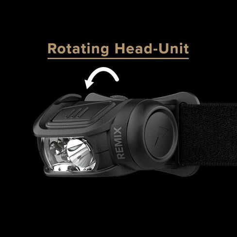 Princeton Tec Remix LED Headlamp (300 Lumens, Black w/Red LEDs), One Size (RMX300-RD-BK) in Kuwait