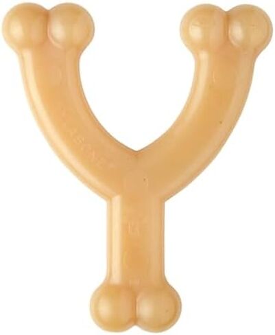 Nylabone Power Chew Wishbone Chew Toy for Dogs, Indestructible Chew Toys for Aggressive Chewers, Original Flavor, Medium up to 35 lbs. (1 Count) in Saudi Arabia