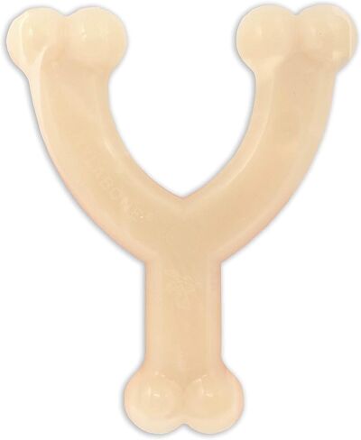Nylabone Power Chew Wishbone Chew Toy for Dogs, Indestructible Chew Toys for Aggressive Chewers, Original Flavor, Medium up to 35 lbs. (1 Count) in Saudi Arabia
