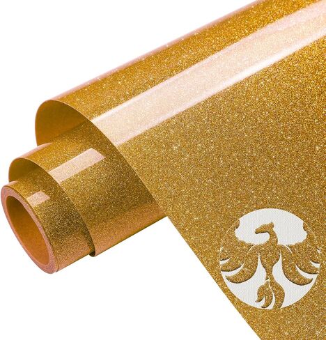 TransWonder Black Puff-Glitter-Vinyl-Heat-Transfer 3D Puff Vinyl Puff Heat Transfer Vinyl - 12x6ft. Puff Glitter Vinyl Heat Transfer Puff Iron on Vinyl for Cricut T Shirts (Black) in Kuwait