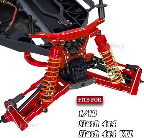 Upgrades Part for 1/10 Slash 4x4/Slash 4x4 VXL,Alloy Suspension Arm,Shock Absorber,Caster Block,Steering Blocks,Stub Axle Carriers,Steering Bellcranks,Shock Tower,Body Mounts,Navy Blue in Saudi Arabia