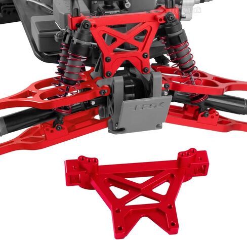 RC Front Rear Shock Tower Shock Mounts Upgrades Part for 1/10 E-MAXX T-Maxx,2PCS Aluminum Shock Tower Shock Hops up,Navy Blue,Replace Part #4917R in Saudi Arabia