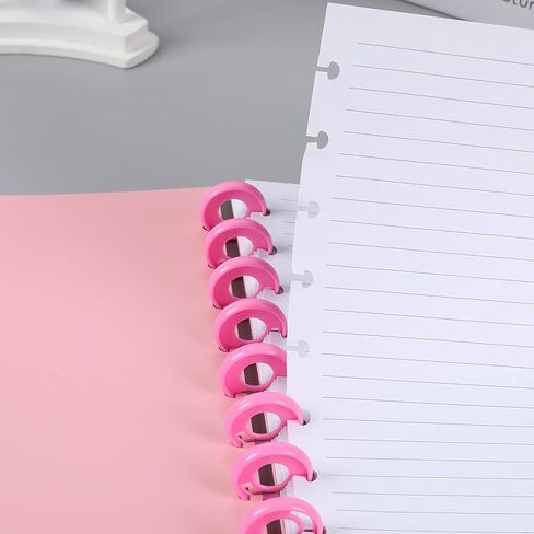 60 Pcs Discbound Expansion Discs, 1.1 inches Multicolor Plastic Binder Rings Discs Book Binding Discs for DIY Notebooks and Planner Scrapbooking Supplies in Kuwait