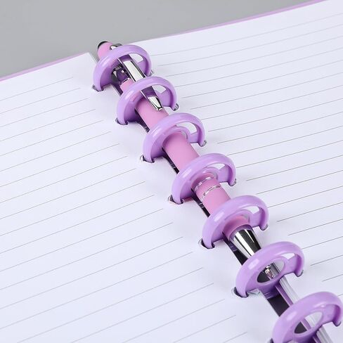 60 Pcs Discbound Expansion Discs, 1.1 inches Multicolor Plastic Binder Rings Discs Book Binding Discs for DIY Notebooks and Planner Scrapbooking Supplies in Kuwait