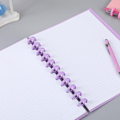 60 Pcs Discbound Expansion Discs, 1.1 inches Multicolor Plastic Binder Rings Discs Book Binding Discs for DIY Notebooks and Planner Scrapbooking Supplies in Kuwait