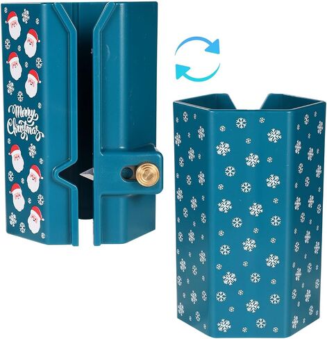 lasuroa Wrapping Paper Cutter, Gift Wrap Cutter Christmas Paper Cutter Slicing Tool Wrapping Paper Roll Cutter Slider for Xmas Birthday Holiday Weddings Gifts Crafts Wrapper Supplies (Blue) in Saudi Arabia