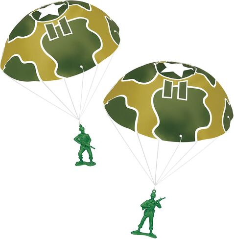 Disney Pixar Green Army Men with Parachutes in Saudi Arabia