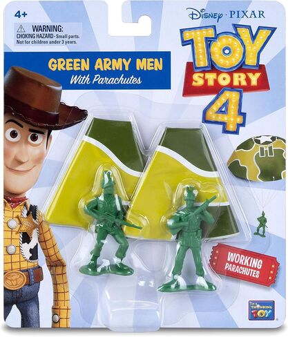 Disney Pixar Green Army Men with Parachutes in Saudi Arabia