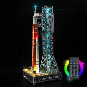 LED Light Kit Compatible with Lego NASA Artemis Space Launch System 10341 (No Models Only Light) Creative Lighting Set Accessories Compatible with Lego 10341 Set (RC Version Light Kit)