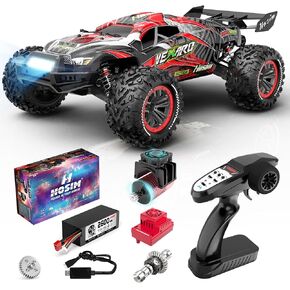 Hosim Mini 1:8 Brushless RC Cars for Adults, VEXARO MAX 50MPH High Speed Rc Truck Fast, 4X4 Remote Control Car All Terrain RC Truggy Waterproof Off Road Hobby Grade Large Monster Truck with 3S Battery