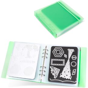 UNIMEIX Magnetic Sheets for Dies with Pocket Folder - Die Cut Storage for Card Making Supplies (0.8 mm Thickness, Purple)
